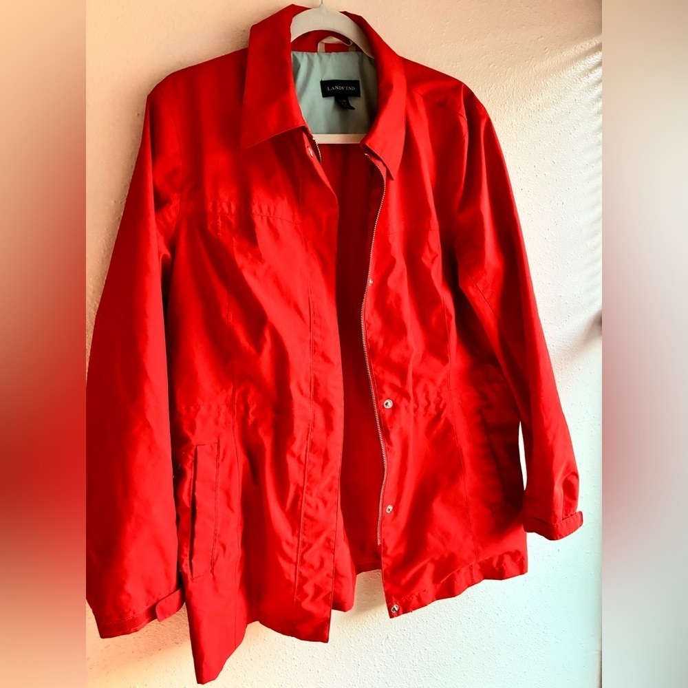 Lands' End Bright Red Women’s Jacket